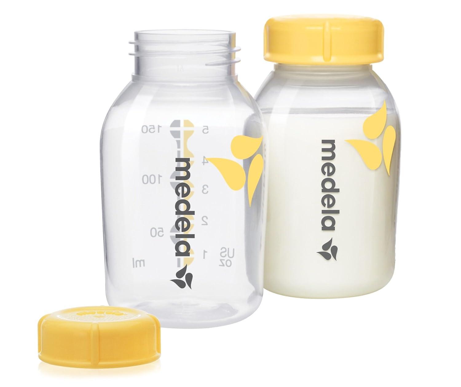 image:imageMedela Breast Milk Cooler Set with Cooler Storage Bag Contoured Ice Pack and Four 5oz Bottles for OnTheGo Transport Made Without BPA10 Count Pack of 2