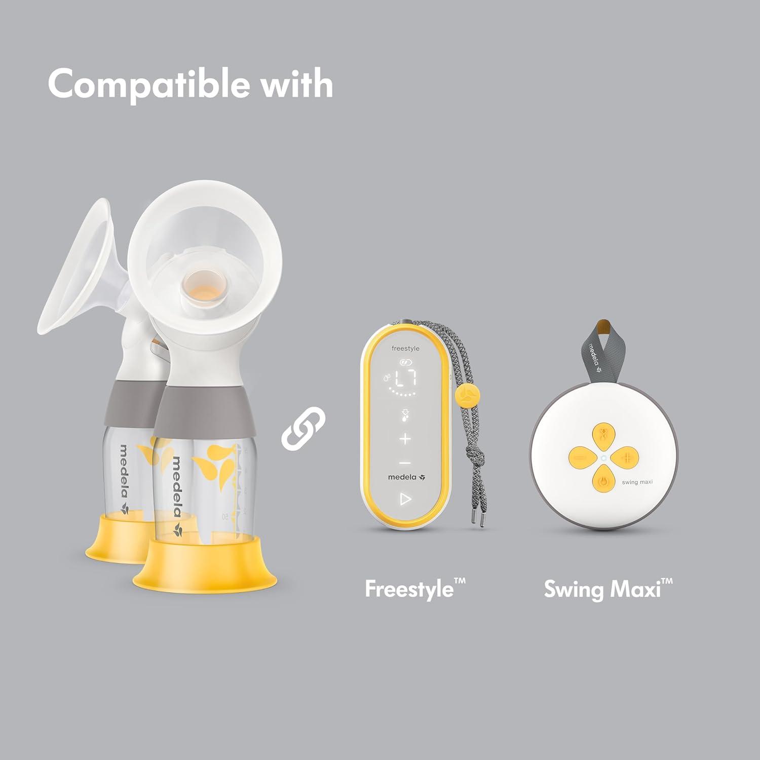 image:imageMedela Classic PersonalFit Flex Double Pumping Kit for Electric Breast Pumps Compatible with Freestyle and Swing Maxi Breastpumps