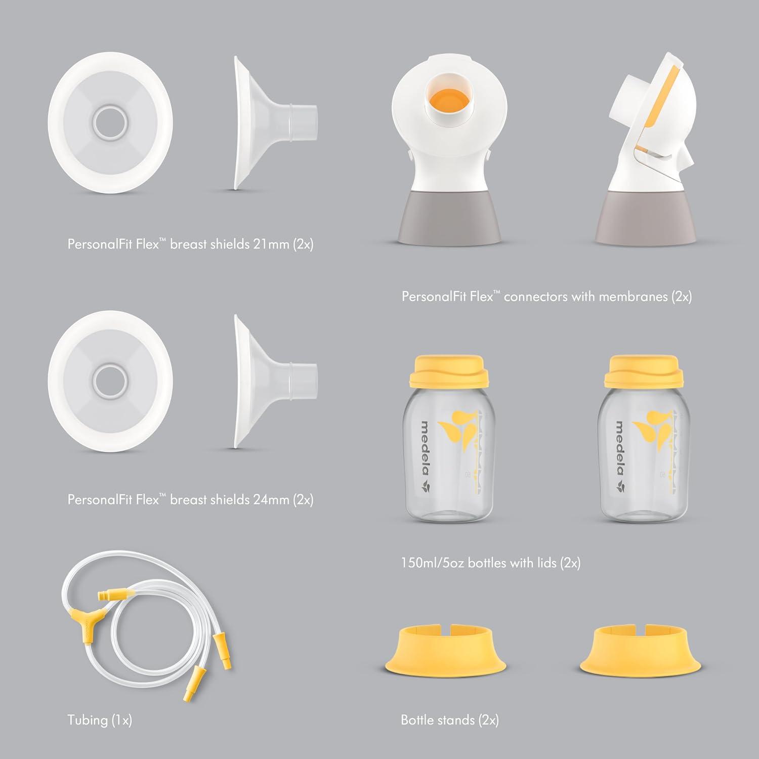 image:imageMedela Classic PersonalFit Flex Double Pumping Kit for Electric Breast Pumps Compatible with Pump in Style with MaxFlow and Pump in Style HandsFree Breastpumps