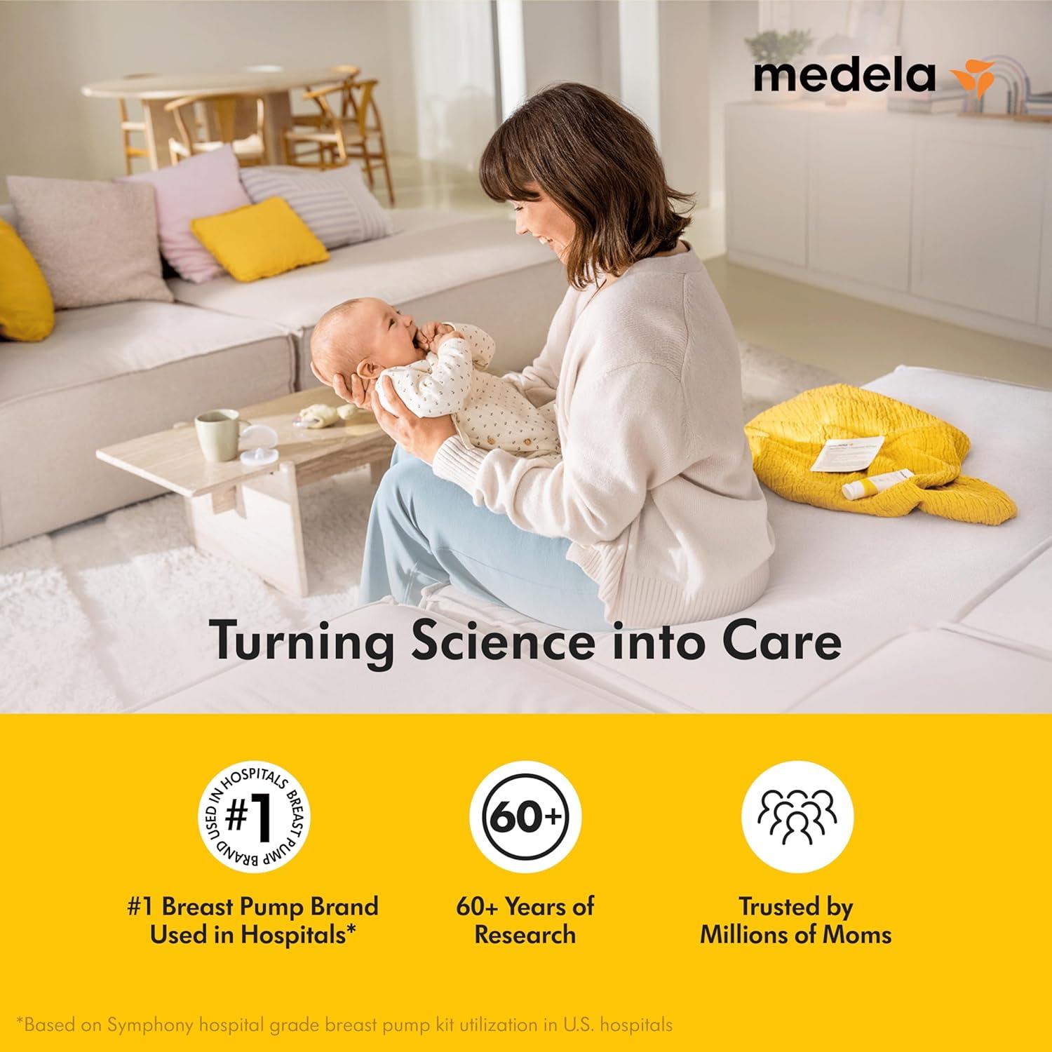 image:imageMedela Easy Pour Breastmilk Storage Bags 100 Count 7oz210ml Disposable Leakproof Fast Freeze Breast Milk Protection Recyclable amp BPA FreeEasy Pour Bags
