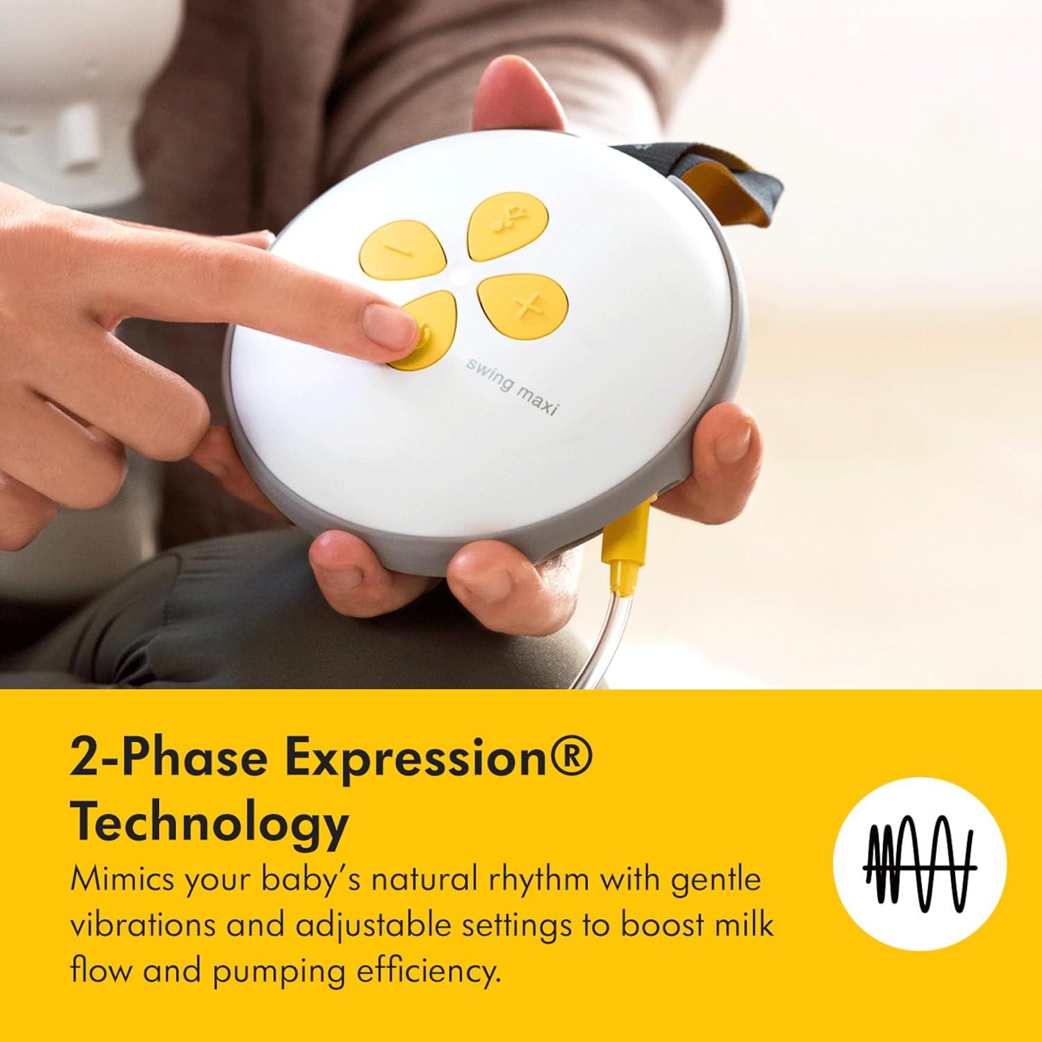 image:imageMedela Freestyle HandsFree Double Electric Breast Pump with Wearable Cups Rechargeable Battery App Connectivity Portable and Discreet DesignSwing Handsfree Traditional Bundle