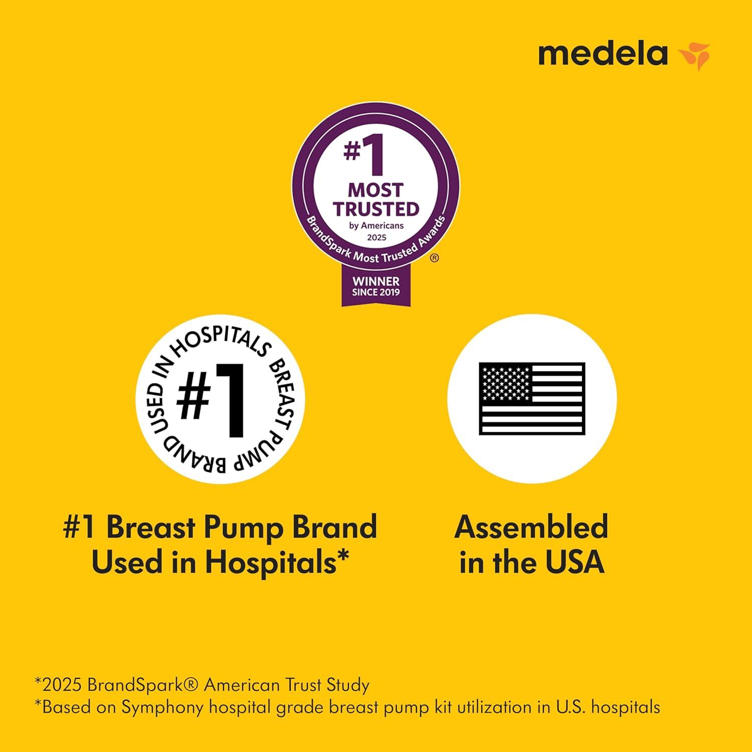 image:imageMedela HandsFree Collection Cups Compatible with Freestyle Flex Pump in Style with MaxFlow and Swing Maxi Electric Breast Pumps 1 Set of 2 CupsPro Traditional