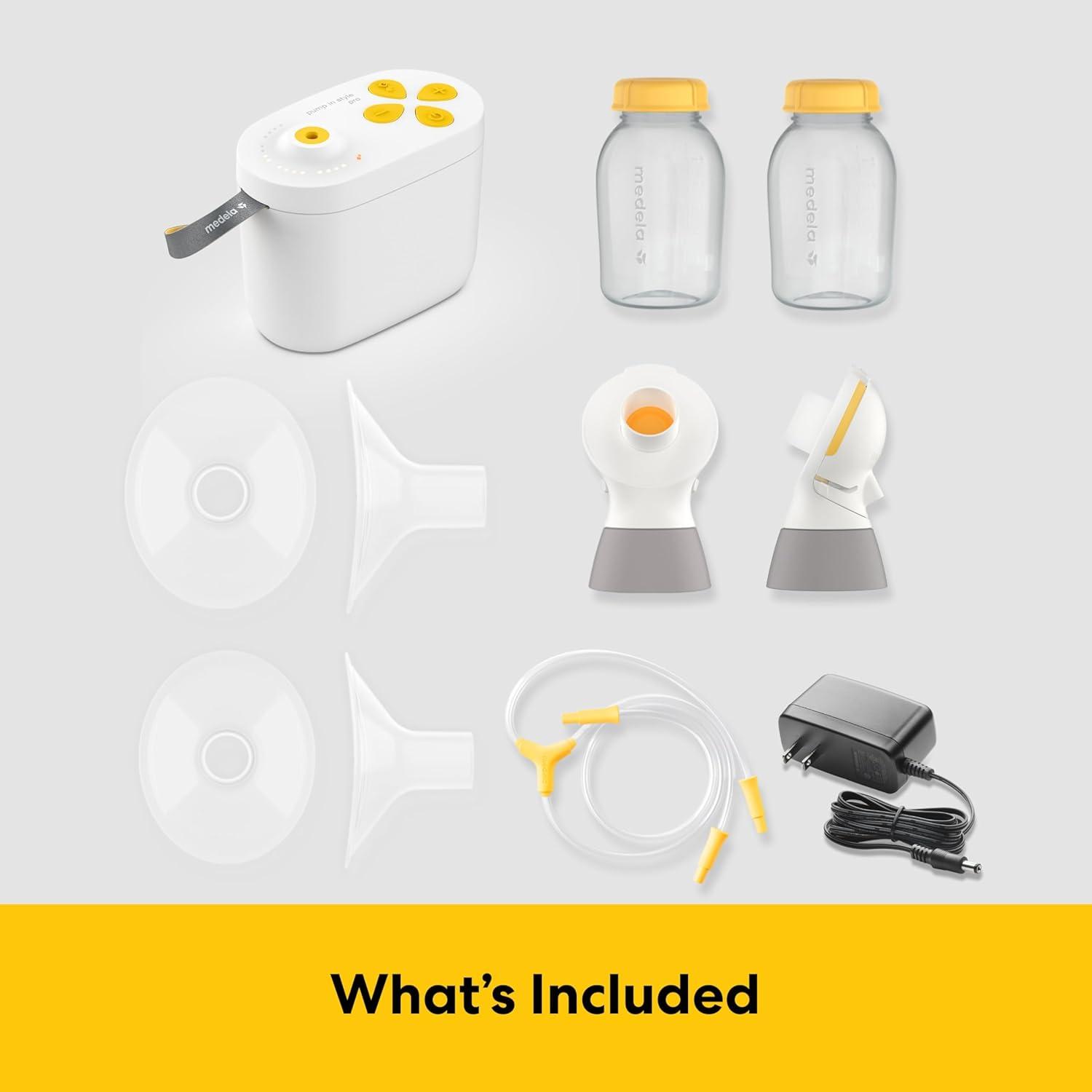 image:imageMedela HandsFree Collection Cups Compatible with Freestyle Flex Pump in Style with MaxFlow and Swing Maxi Electric Breast Pumps 1 Set of 2 CupsPro Traditional