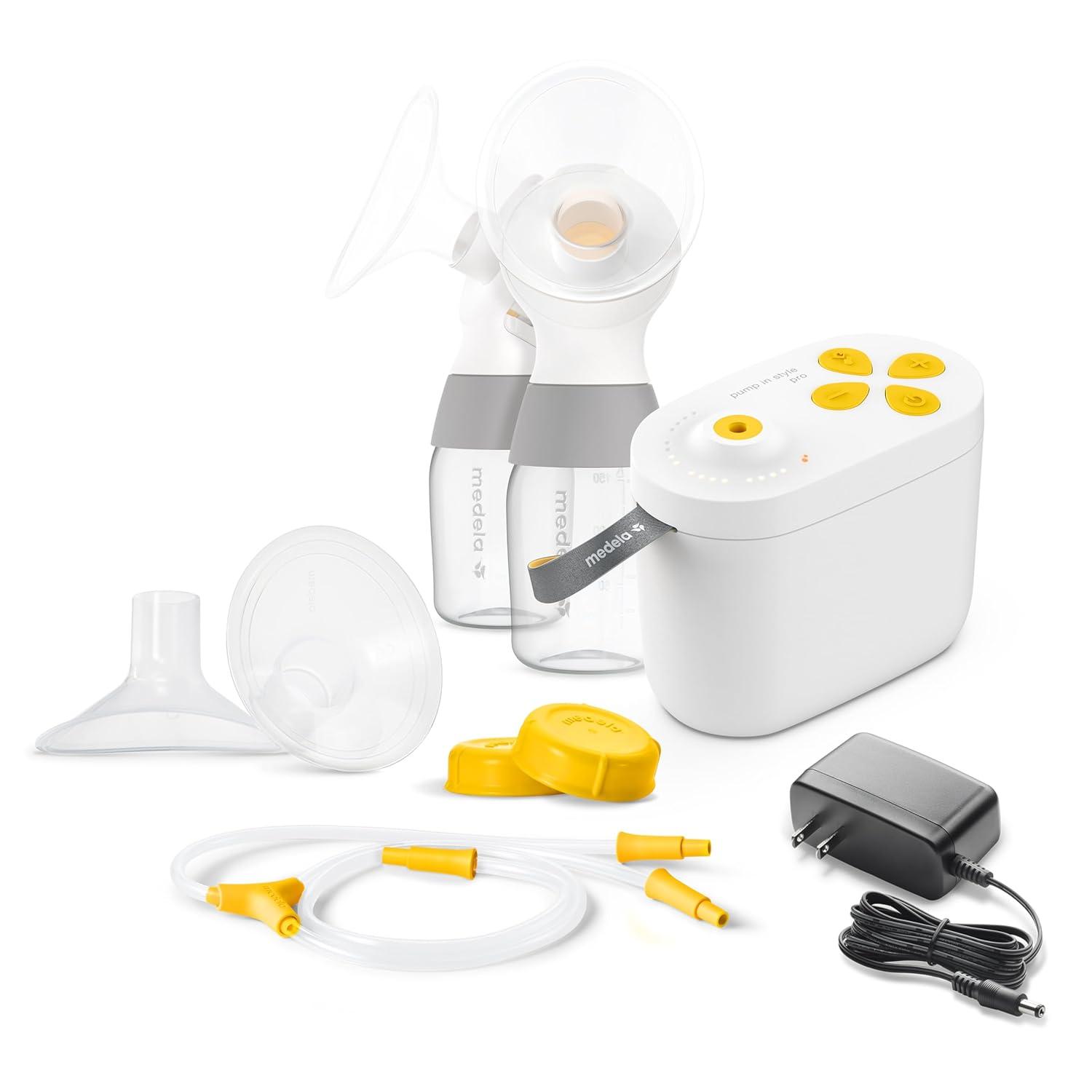image:imageMedela HandsFree Collection Cups Compatible with Freestyle Flex Pump in Style with MaxFlow and Swing Maxi Electric Breast Pumps 1 Set of 2 CupsPro Traditional