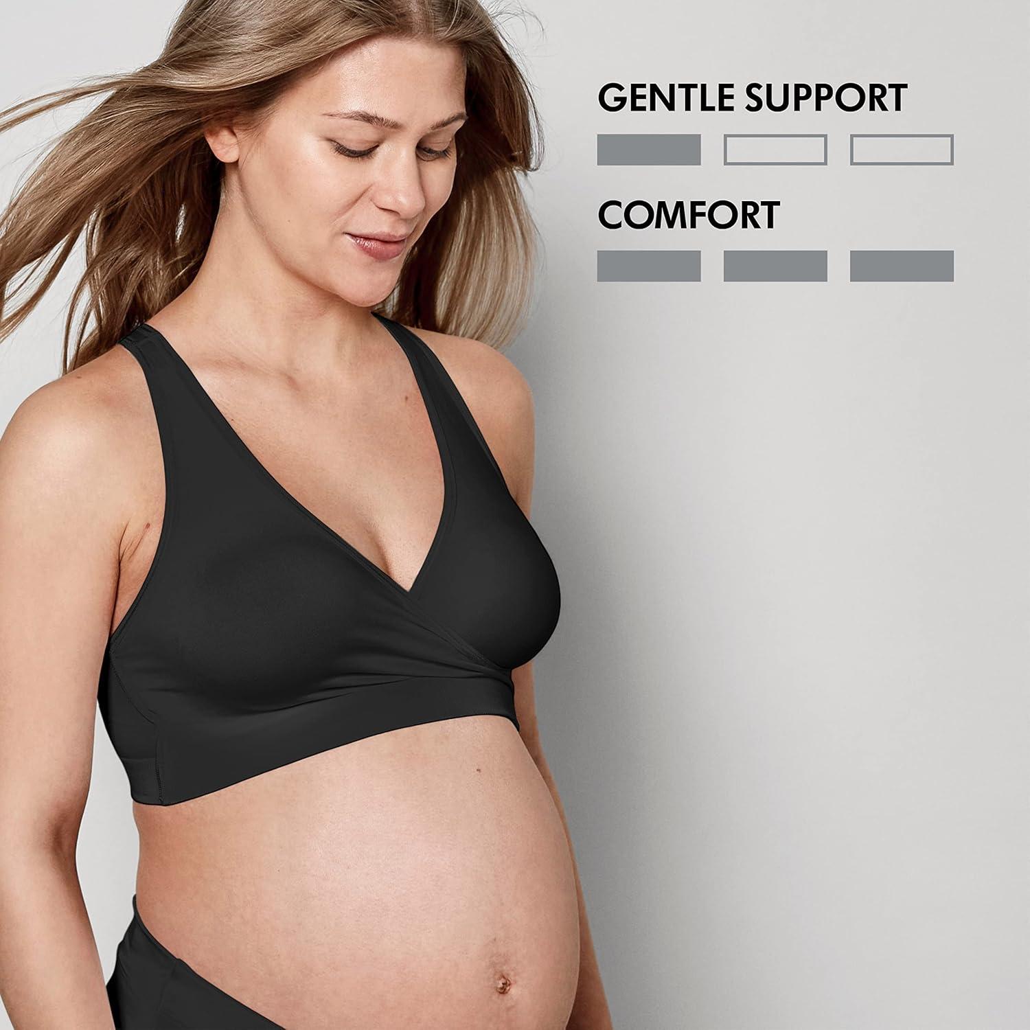 image:imageMedela Keep Cool Sleep Bra Seamless Maternity amp Nursing Bra with Full Back Breathing Zone and Soft Touch FabricBlack