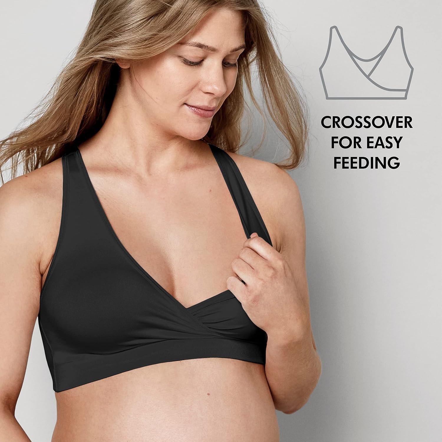 image:imageMedela Keep Cool Sleep Bra Seamless Maternity amp Nursing Bra with Full Back Breathing Zone and Soft Touch FabricBlack
