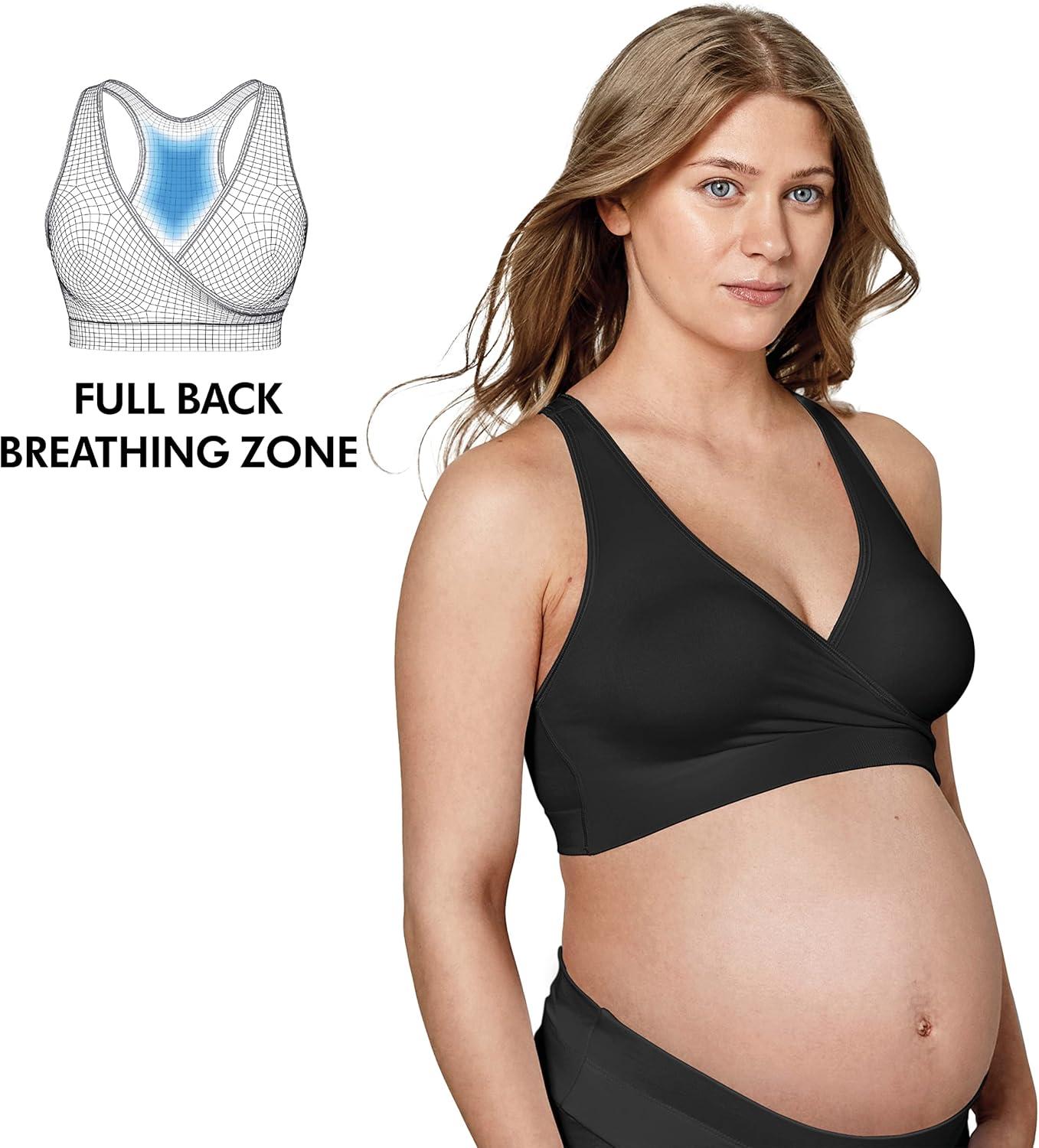 image:imageMedela Keep Cool Sleep Bra Seamless Maternity amp Nursing Bra with Full Back Breathing Zone and Soft Touch FabricBlack