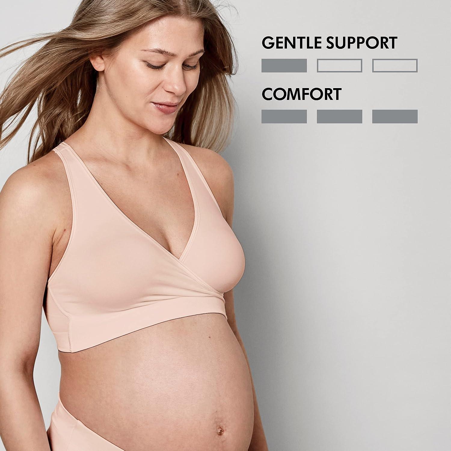 image:imageMedela Keep Cool Sleep Bra Seamless Maternity amp Nursing Bra with Full Back Breathing Zone and Soft Touch FabricChai