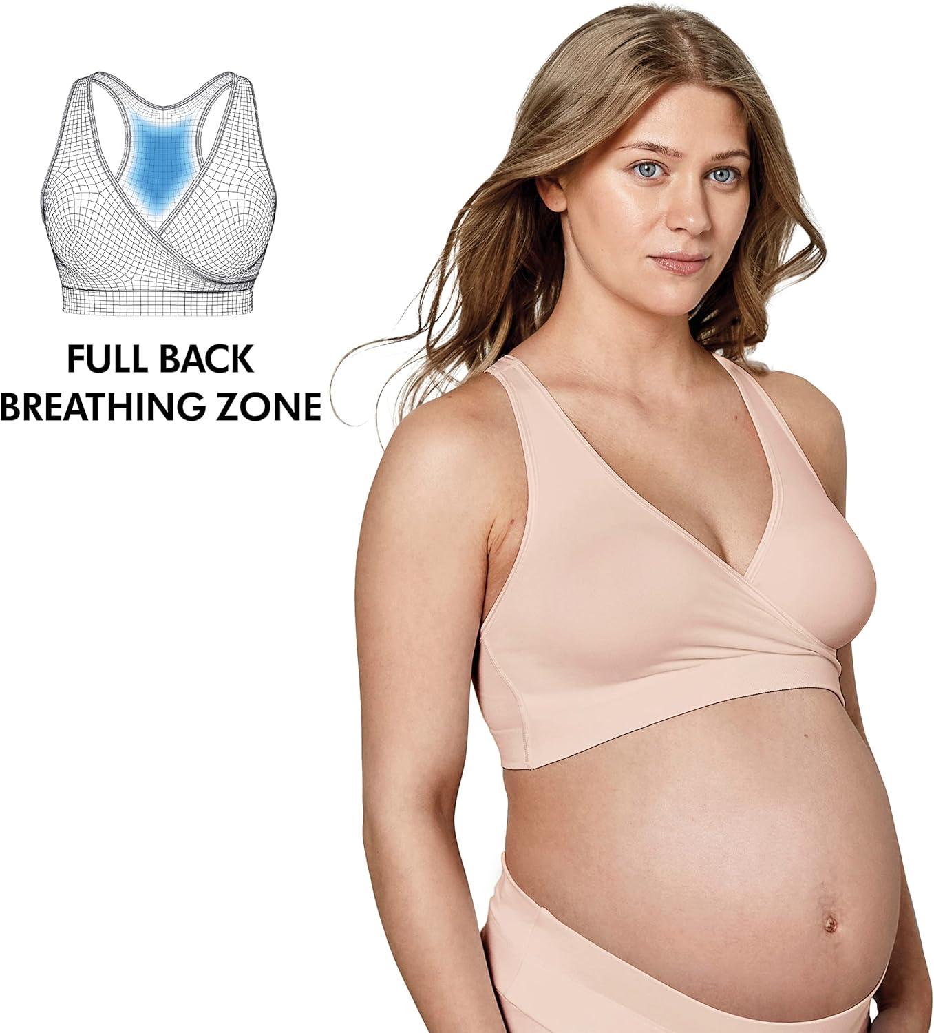 image:imageMedela Keep Cool Sleep Bra Seamless Maternity amp Nursing Bra with Full Back Breathing Zone and Soft Touch FabricChai