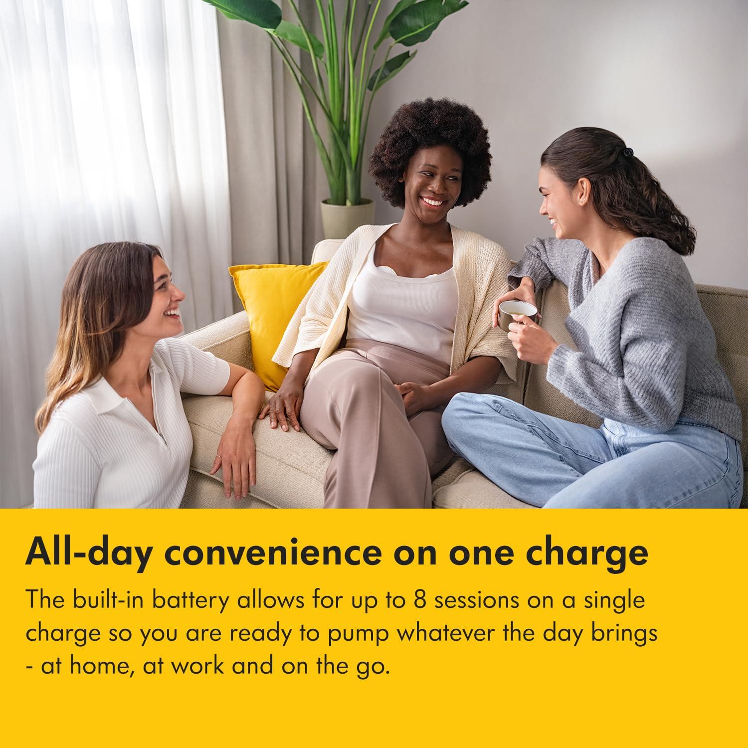 image:imageMedela Magic InBra HandsFree Wearable Breast Pump with Fluidfeel Technology App Connectivity and Advanced Sensor Control UltraSlim UltraLightweight Silent HospitalGradeMagic InBra Breast Pump