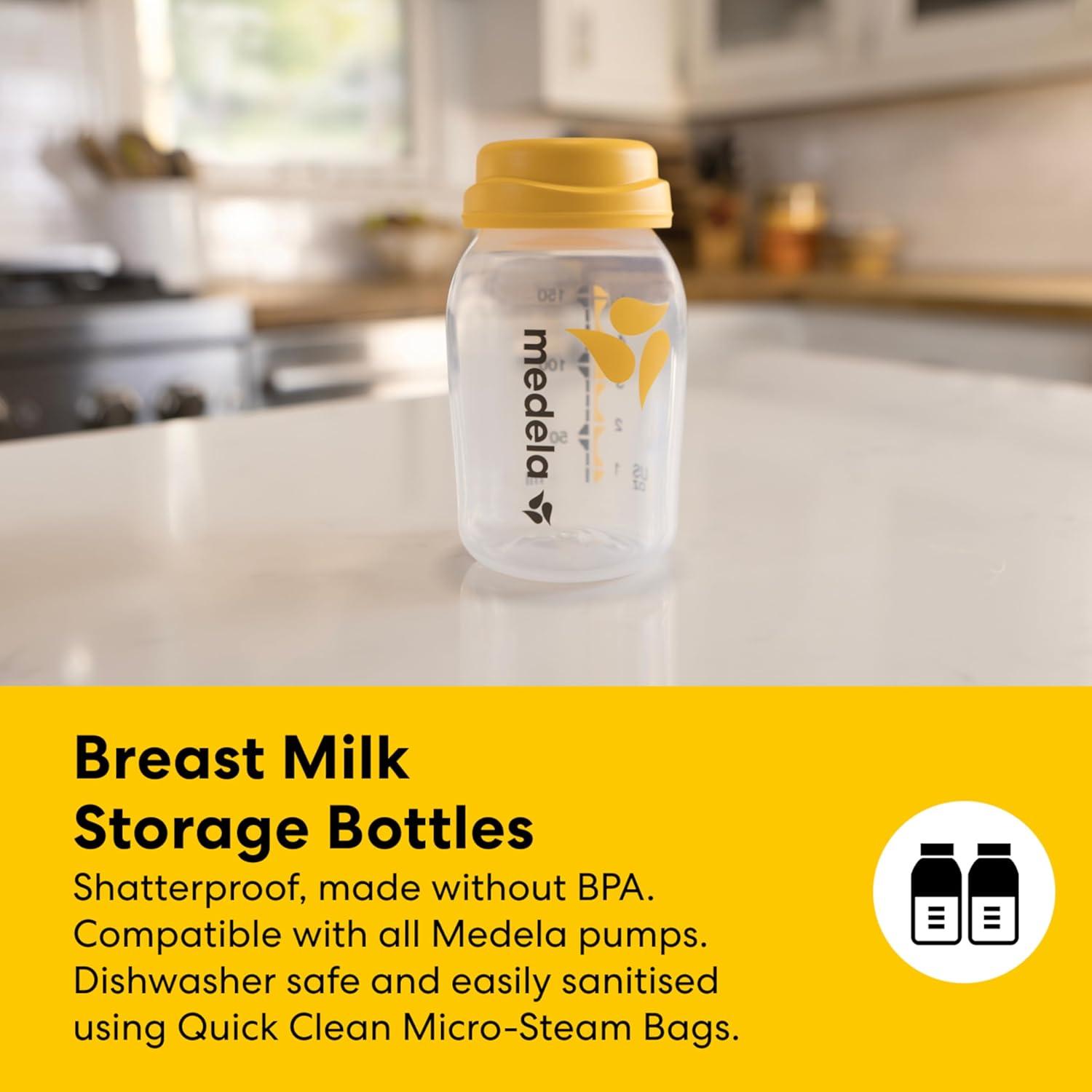 image:imageMedela Motion InBra Wearable Breast Pump Portable HandsFree Wireless Electric Pump Highly efficient Lightweight Custom fit with Inserts Rechargeable Battery Discreet Quiet Only 3 PartsAllinon Breast Milk Storage Set