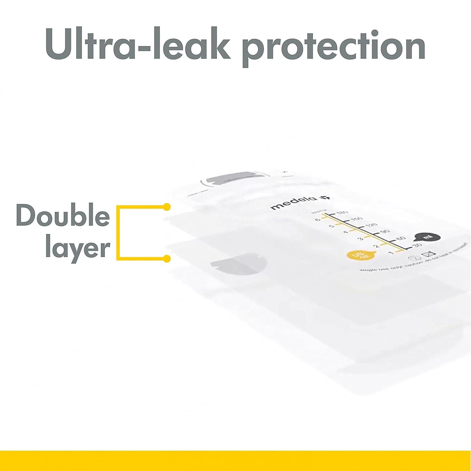 image:imageMedela New Harmony Manual Breast Pump with Flex Breast Shield and 100 Count Breast Milk Storage Bags Compact Single Hand Breastpump Ready to Use Breastmilk Bags for Breastfeeding
