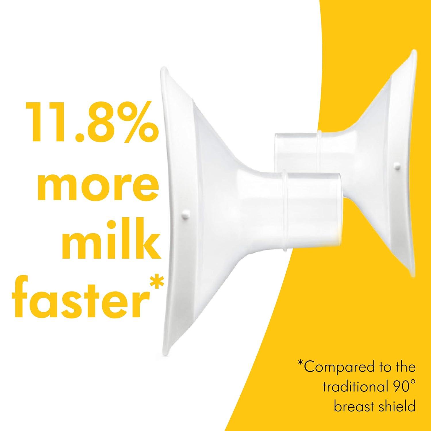 image:imageMedela PersonalFit Flex Breast Shields 2 Pack of Small 21mm Breast Pump Flanges Made Without BPA Shaped Around You for Comfortable and Efficient PumpingMedium Pack of 2