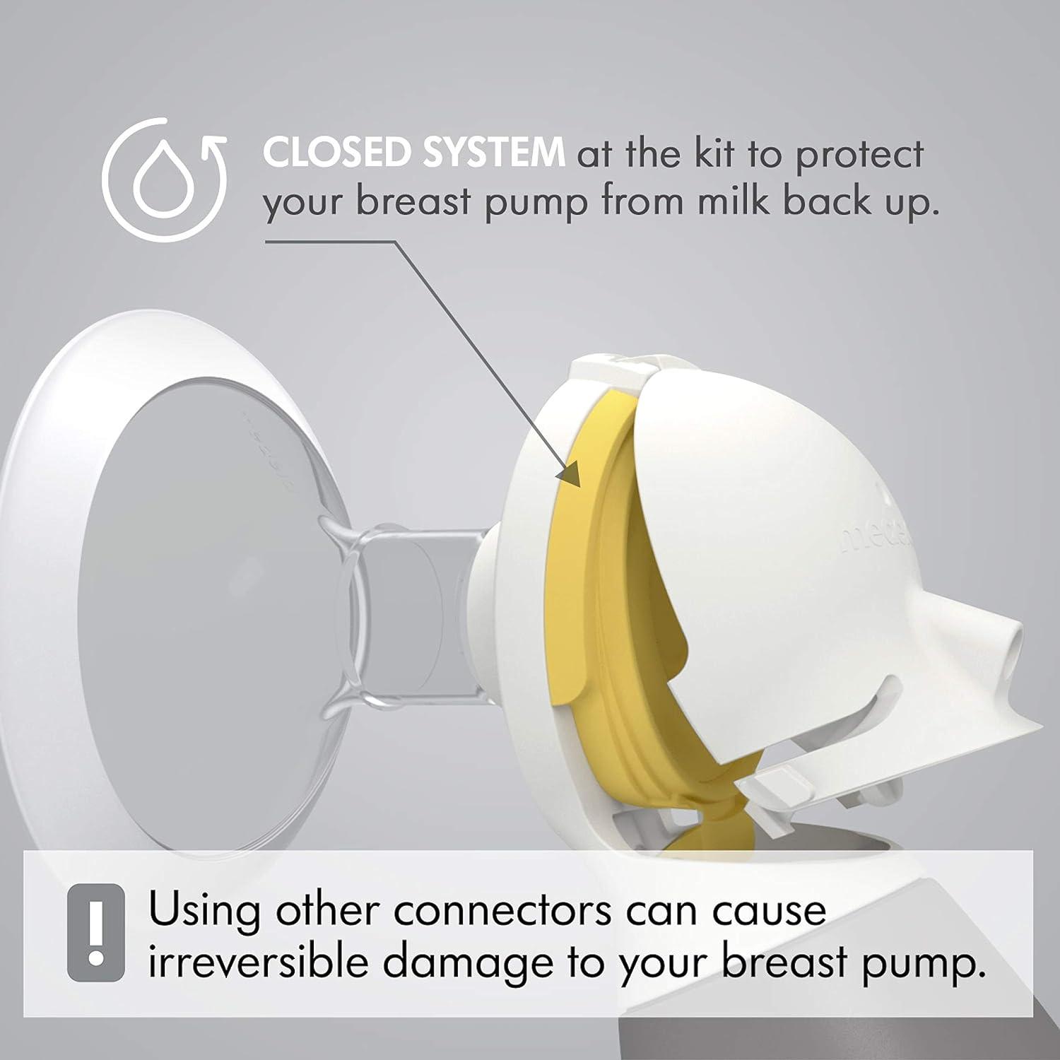 image:imageMedela PersonalFit Flex Replacement Connectors 2 per Count Compatible with Pump in Style MaxFlow Swing Maxi and Freestyle Breast Pumps Authentic Spare PartsPersonalFit Flex Connectors