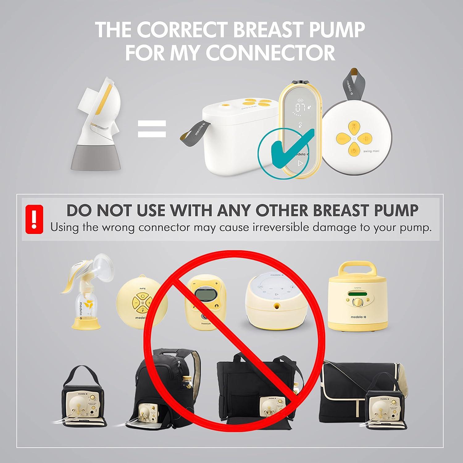 image:imageMedela PersonalFit Flex Replacement Connectors 2 per Count Compatible with Pump in Style MaxFlow Swing Maxi and Freestyle Breast Pumps Authentic Spare PartsPersonalFit Flex Connectors