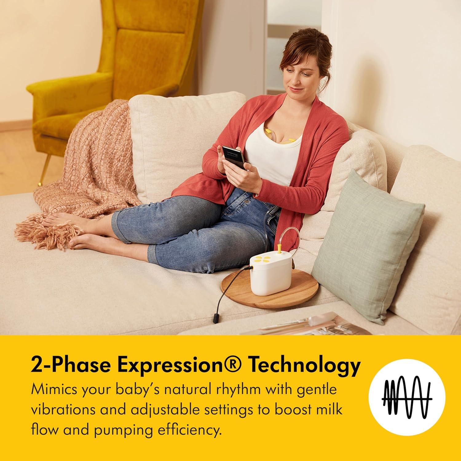 image:imageMedela Pump in Style Double Electric Breast Pump with Wearable inBra Collection Cups 1st Gen HospitalGrade Performance DishwasherSafe Includes Power Adapter amp Battery PackHandsfree