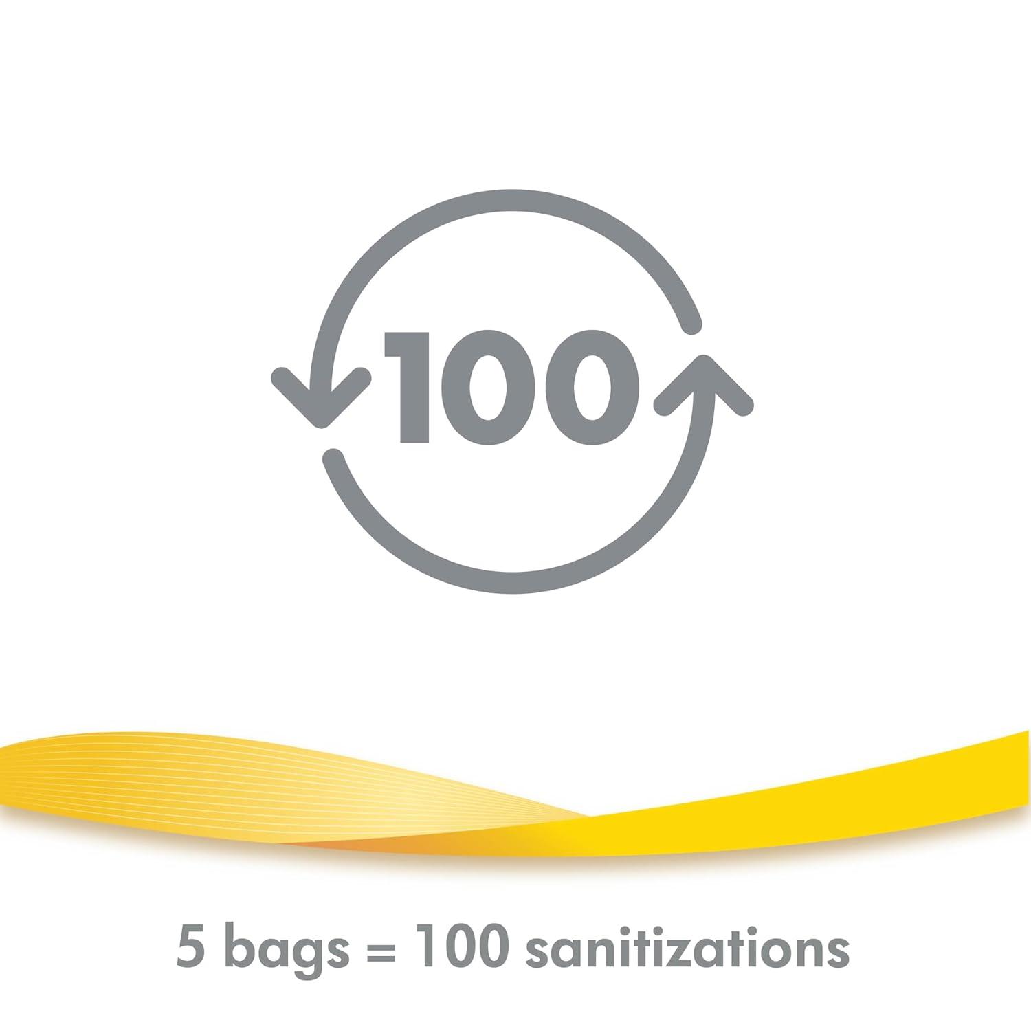 image:imageMedela Quick Clean Wipes for OnTheGo Cleaning of Breast Pumps Accessories and Various Surfaces Resealable PlantBased 3 Packs of 30 90 Count5 Count