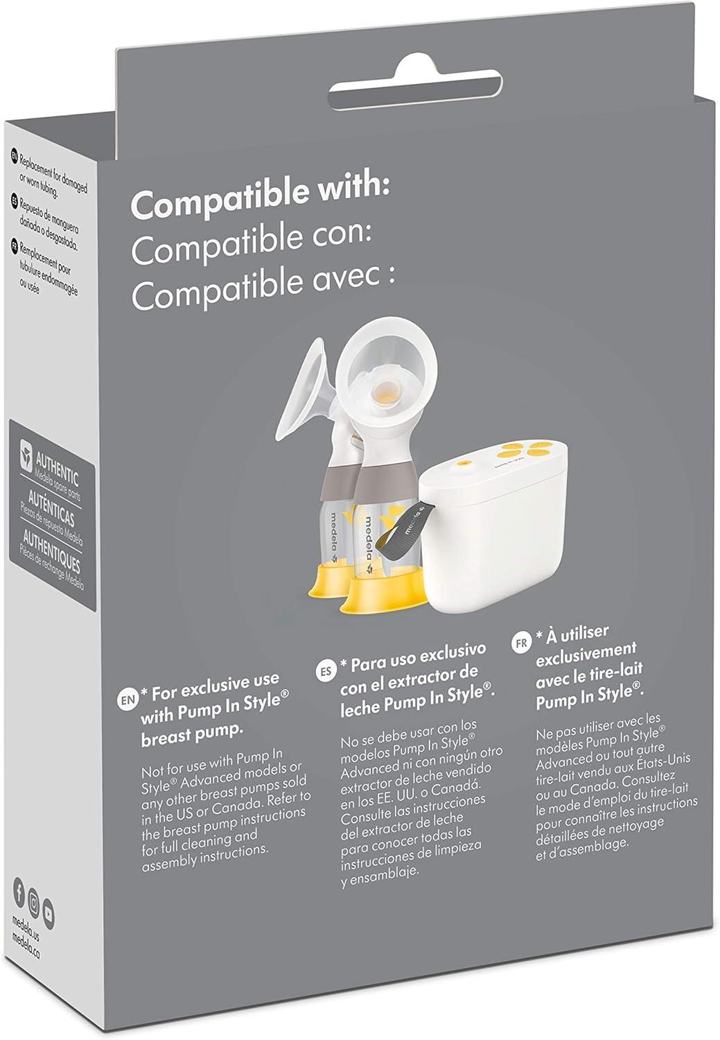 image:imageMedela Replacement Tubing Compatible with New Pump in Style Maxflow Breast Pump Authentic Spare Breastpump Parts Made Without BPA