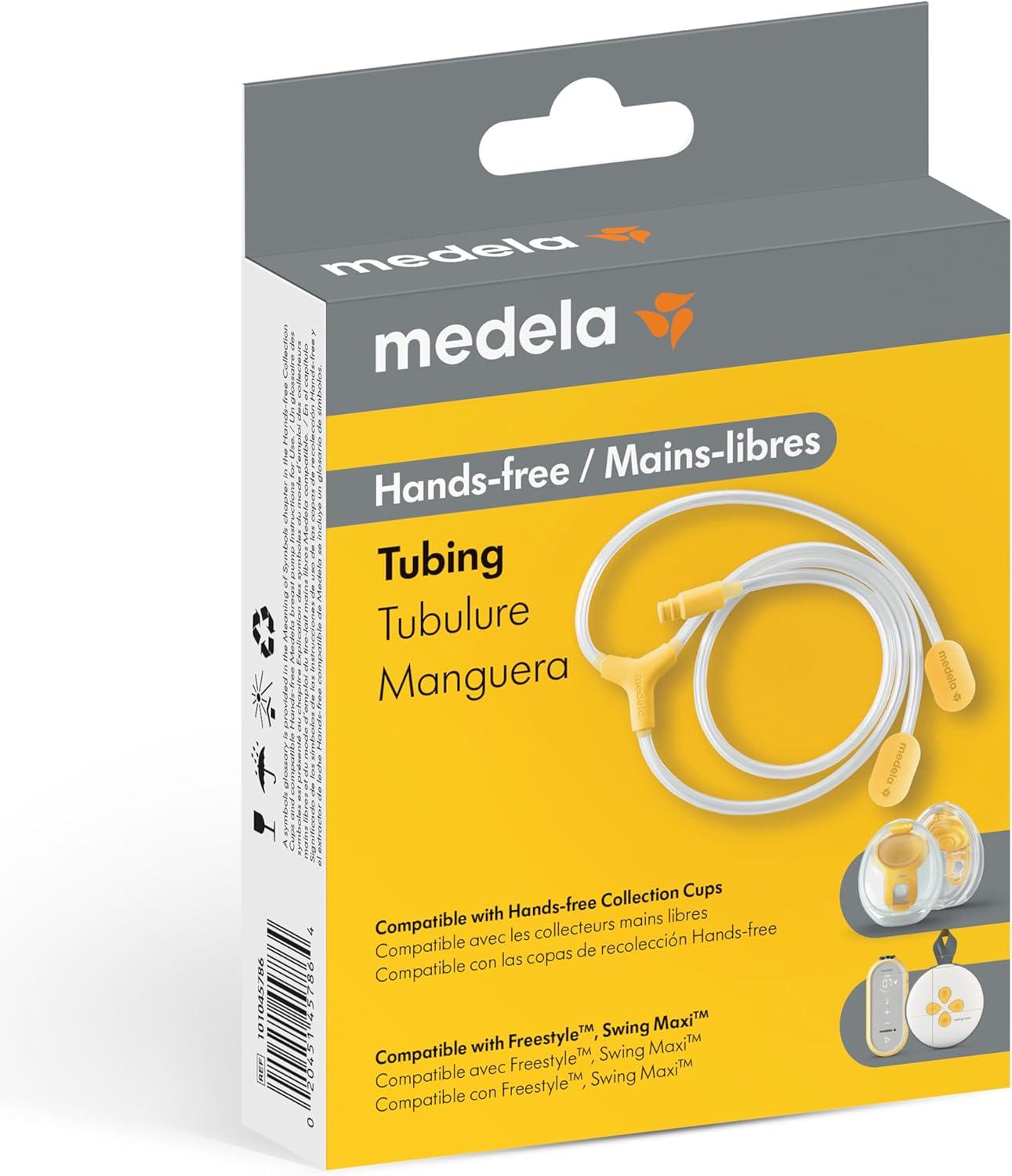 image:imageMedela Replacement Tubing for HandsFree Collection Cups Designed for Freestyle HandsFree Freestyle Flex amp Swing Maxi Breast Pump