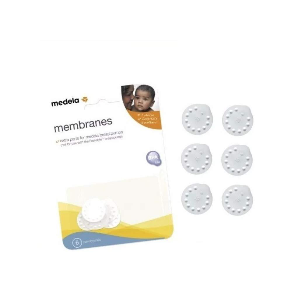 image:imageMedela Spare Membranes Breast Pump Replacement Parts Made Without BPA Authentic Medela Spart Parts White6 countPack of 16 Count Pack of 1