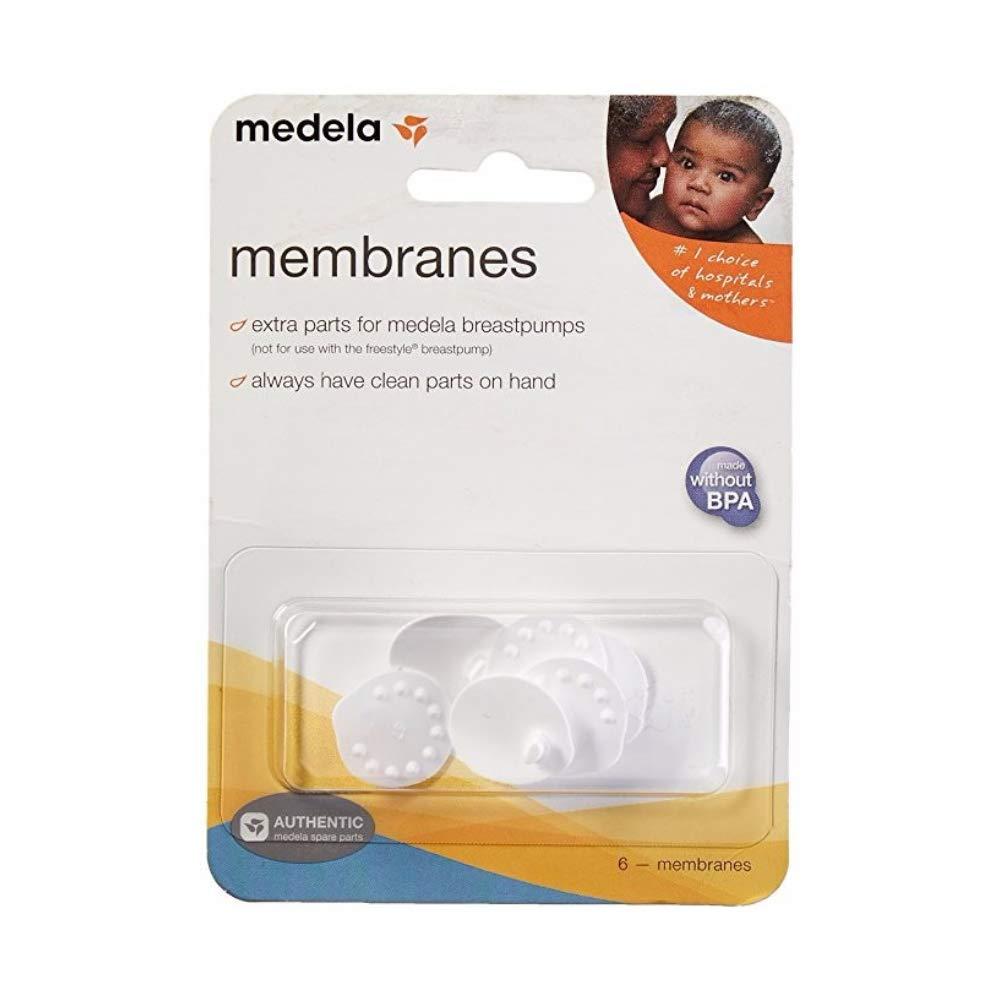 image:imageMedela Spare Membranes Breast Pump Replacement Parts Made Without BPA Authentic Medela Spart Parts White6 countPack of 16 Count Pack of 1