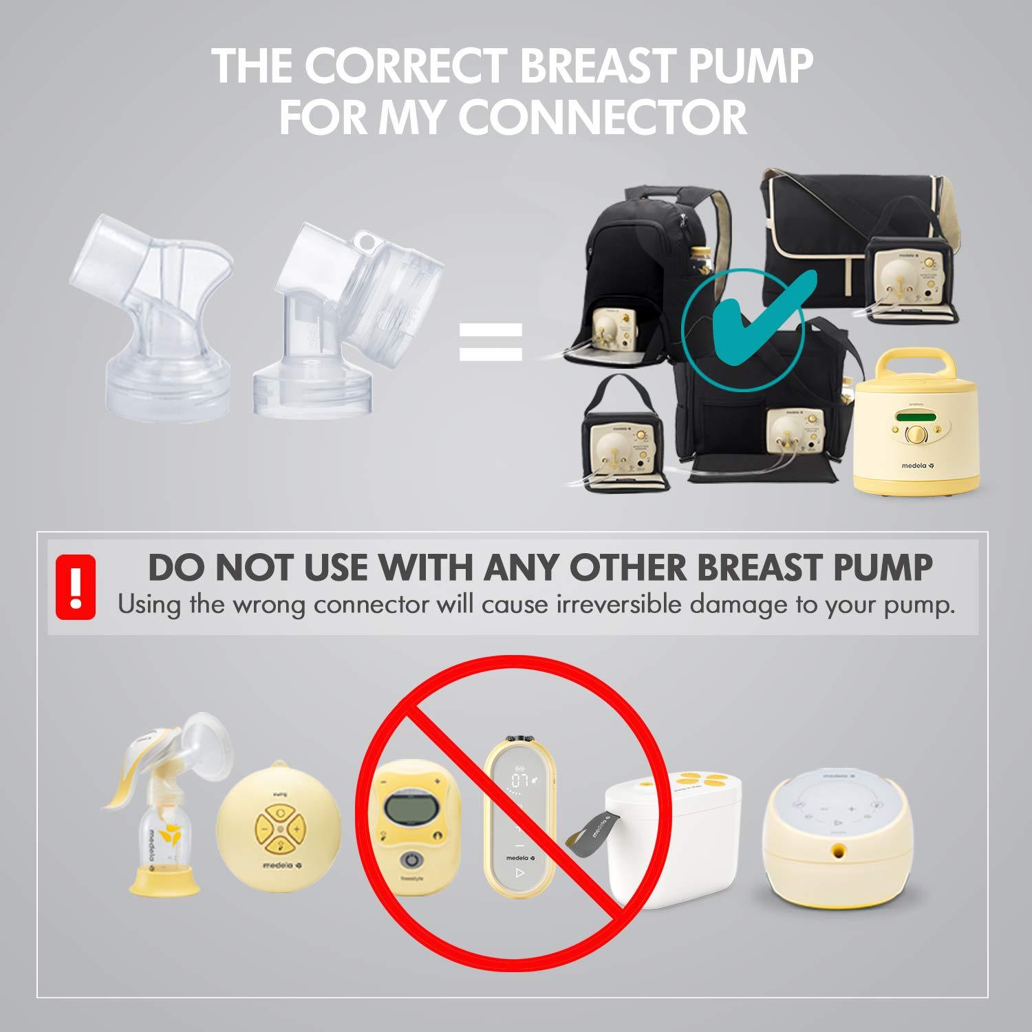 image:imageMedela Spare or Replacement PersonalFit Connectors compatible with Pump in Style Advanced Breast PumpNew Personalfit Connectors