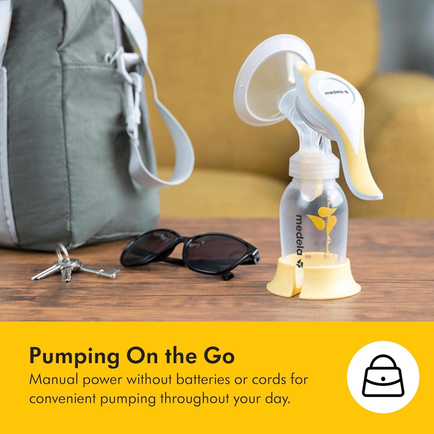 image:imageMedela inBra Breast Milk Collector LeakProof Wearable Design with Flexible Plug Anatomic Shape Made Without BPA Easy to Clean amp Dishwasher Safe 30 mL CapacityHarmony Pump Silicone Collector