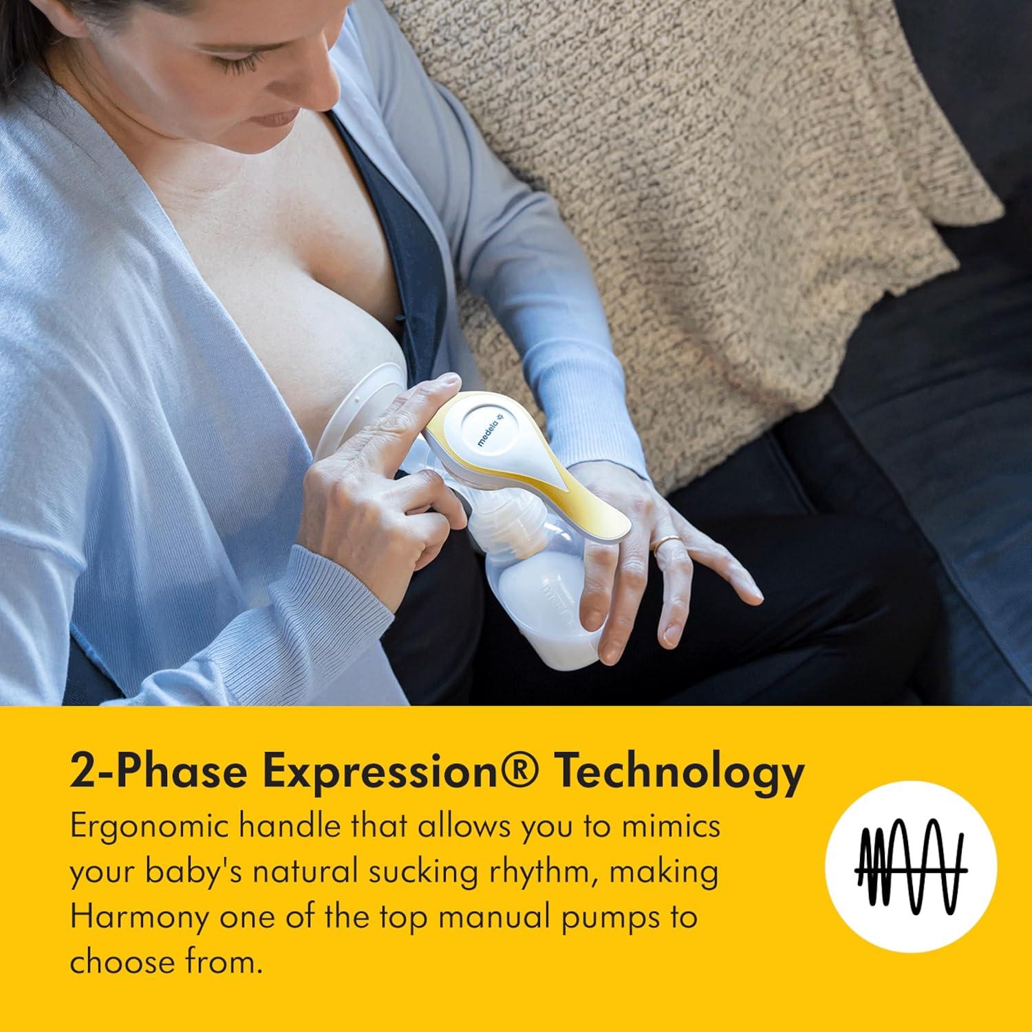 image:imageMedela inBra Breast Milk Collector LeakProof Wearable Design with Flexible Plug Anatomic Shape Made Without BPA Easy to Clean amp Dishwasher Safe 30 mL CapacityHarmony Pump Silicone Collector