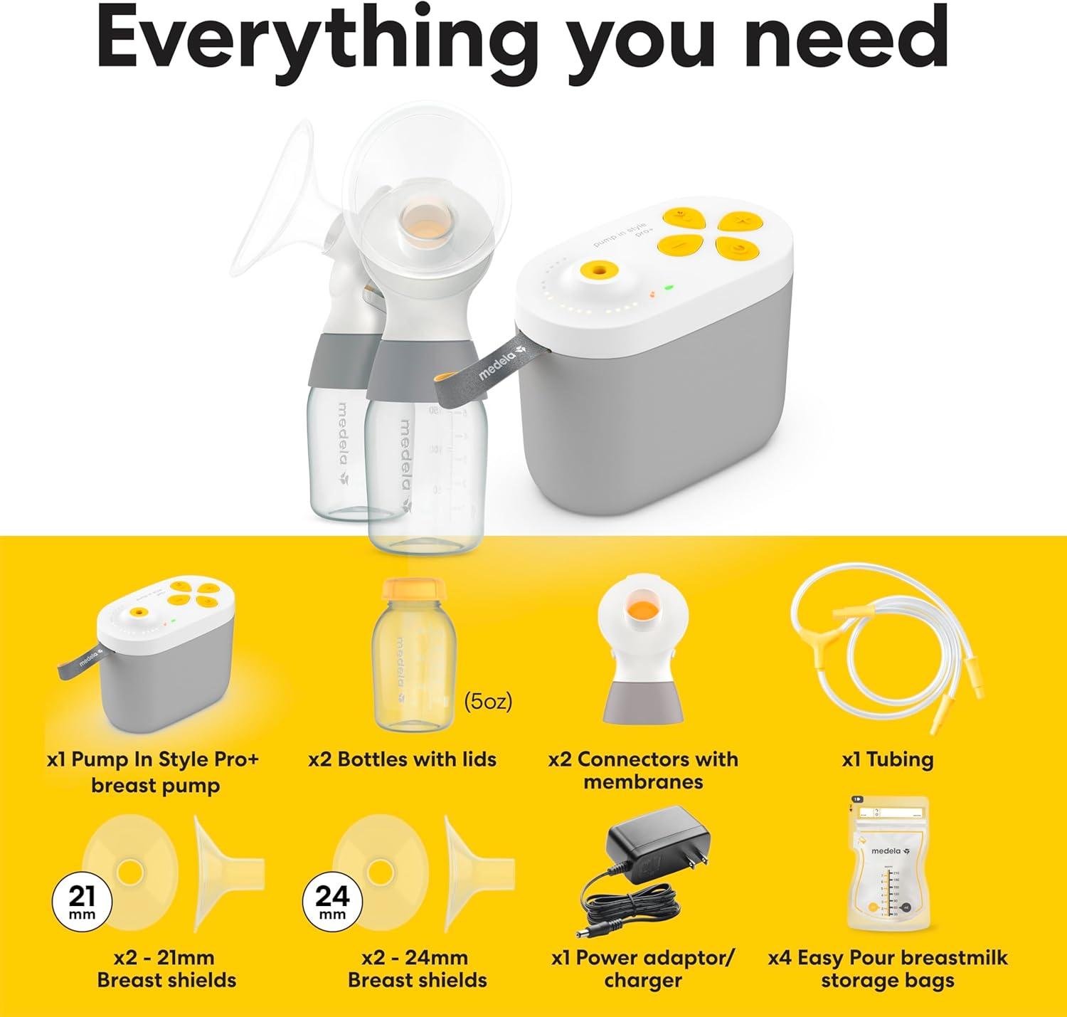 image:imageNew Medela Pump in Style Pro HandsFree Breast Pump Rechargeable Wearable Hospital Grade BreastpumpPump In Style Pro Traditional