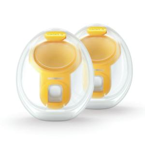 image:imageMedela HandsFree Collection Cups Compatible with Freestyle Flex Pump in Style with MaxFlow and Swing Maxi Electric Breast Pumps 1 Set of 2 CupsCollection Cups