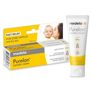 image:imageMedela Purelan Lanolin Nipple Cream Fast Relief for Sore Nipples amp Dry Skin During Breastfeeding Safe for Breastfeeding Baby Natural Hypoallergenic FragranceFree 37gPurelan Lanolin Cream