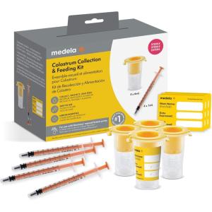 image:imageMedela inBra Breast Milk Collector LeakProof Wearable Design with Flexible Plug Anatomic Shape Made Without BPA Easy to Clean amp Dishwasher Safe 30 mL CapacityColostrum Collection  Feeding Kit