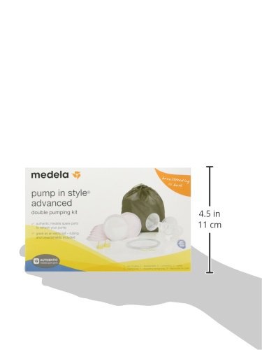 image:imageMedela Pump in Style Advanced Double Pumping Kit with Authentic Medela Spare Parts Includes Breast Shields Connectors and Accessory Bag Made Without BPA