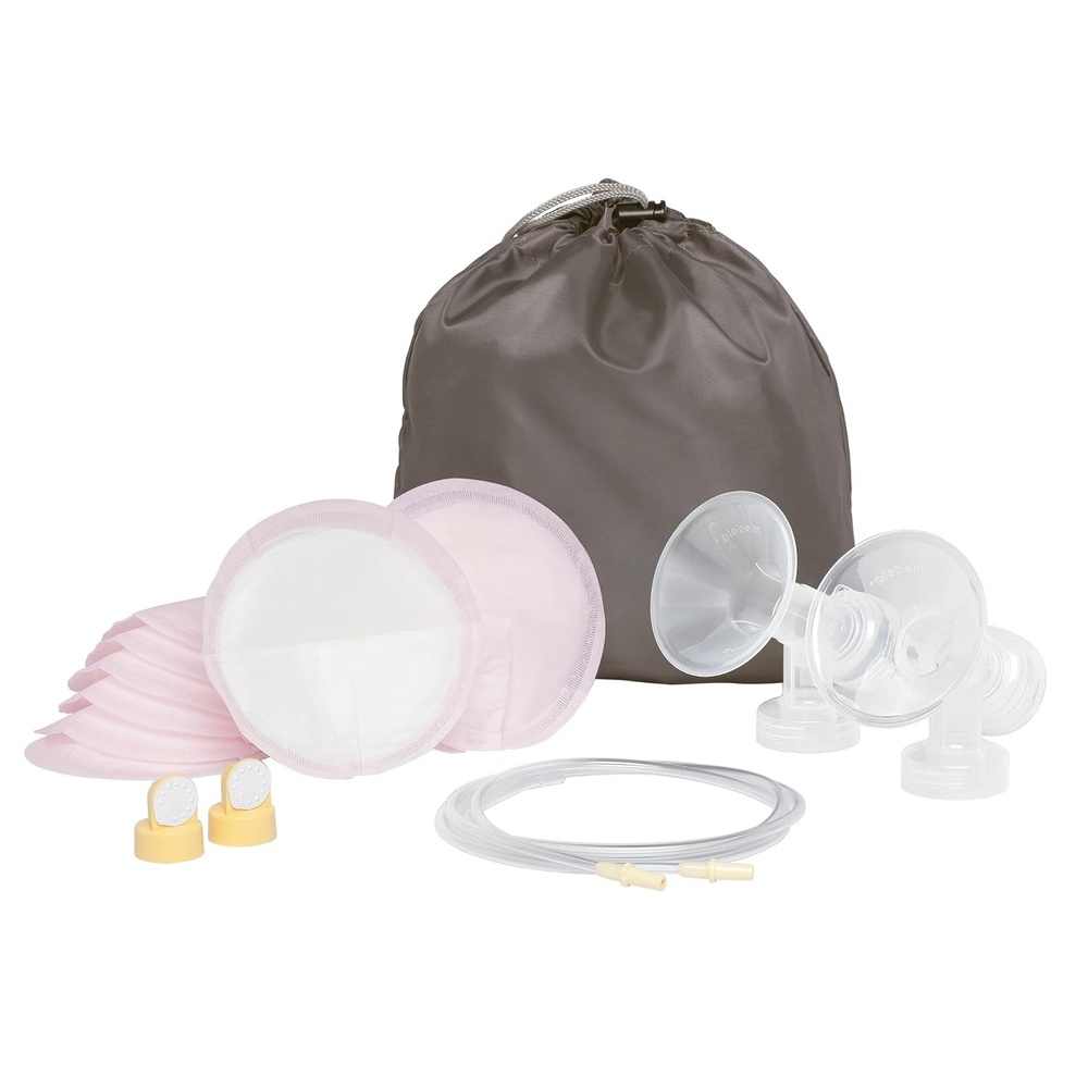 image:imageMedela Pump in Style Advanced Double Pumping Kit with Authentic Medela Spare Parts Includes Breast Shields Connectors and Accessory Bag Made Without BPA